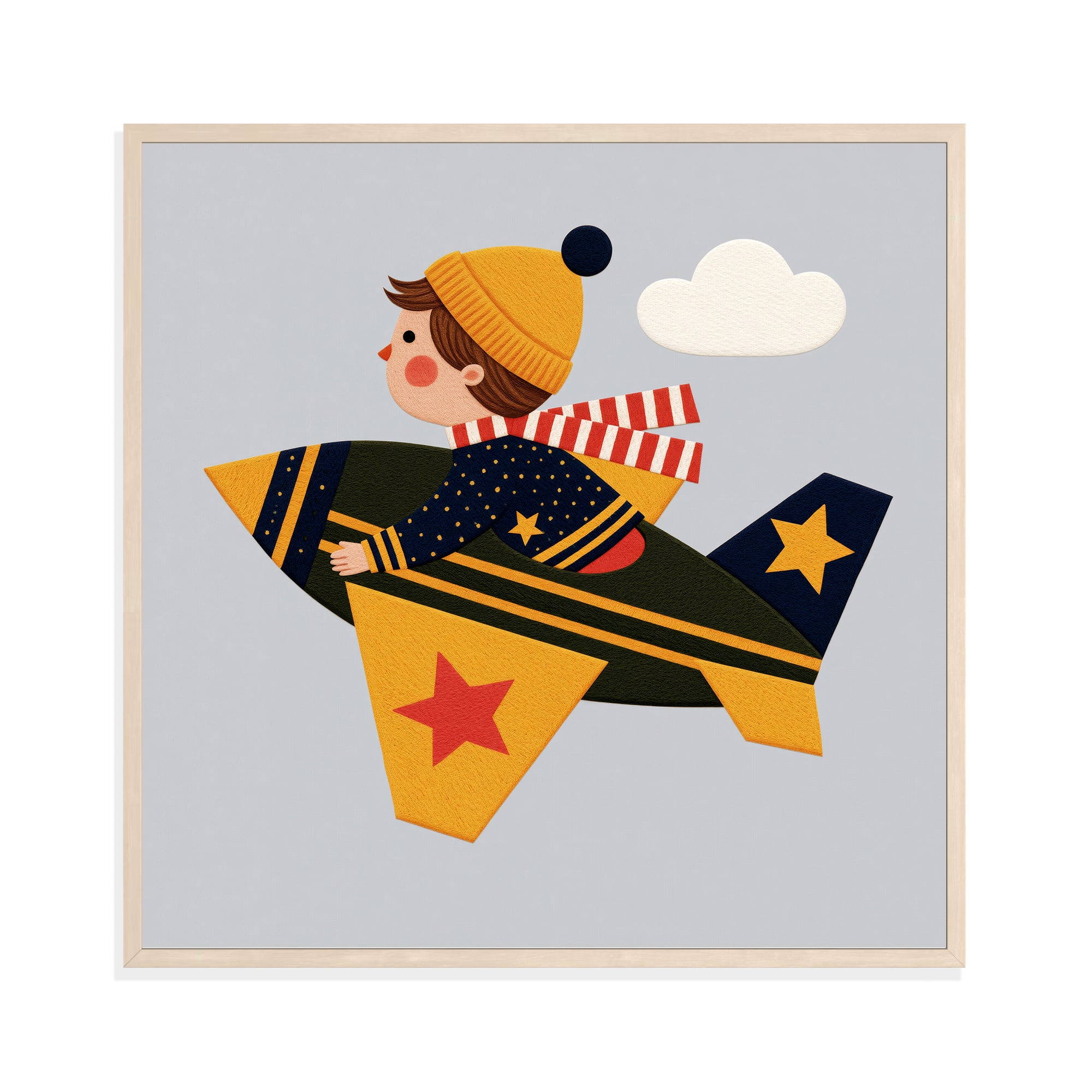 Boy Flying Airplane