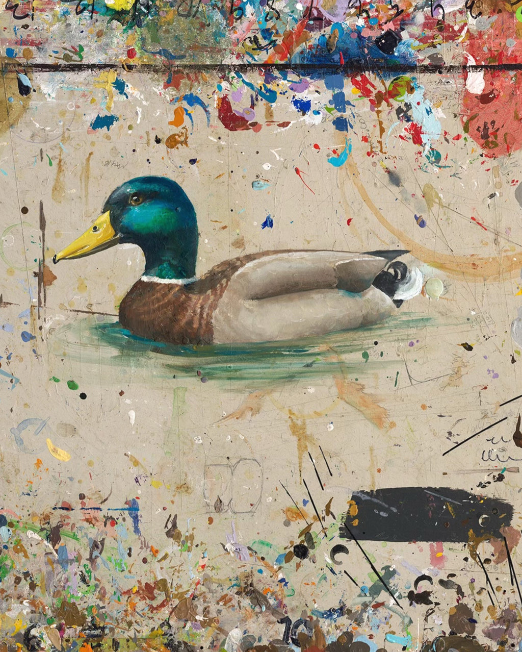 Duck - Original Painting by Peter Tigler