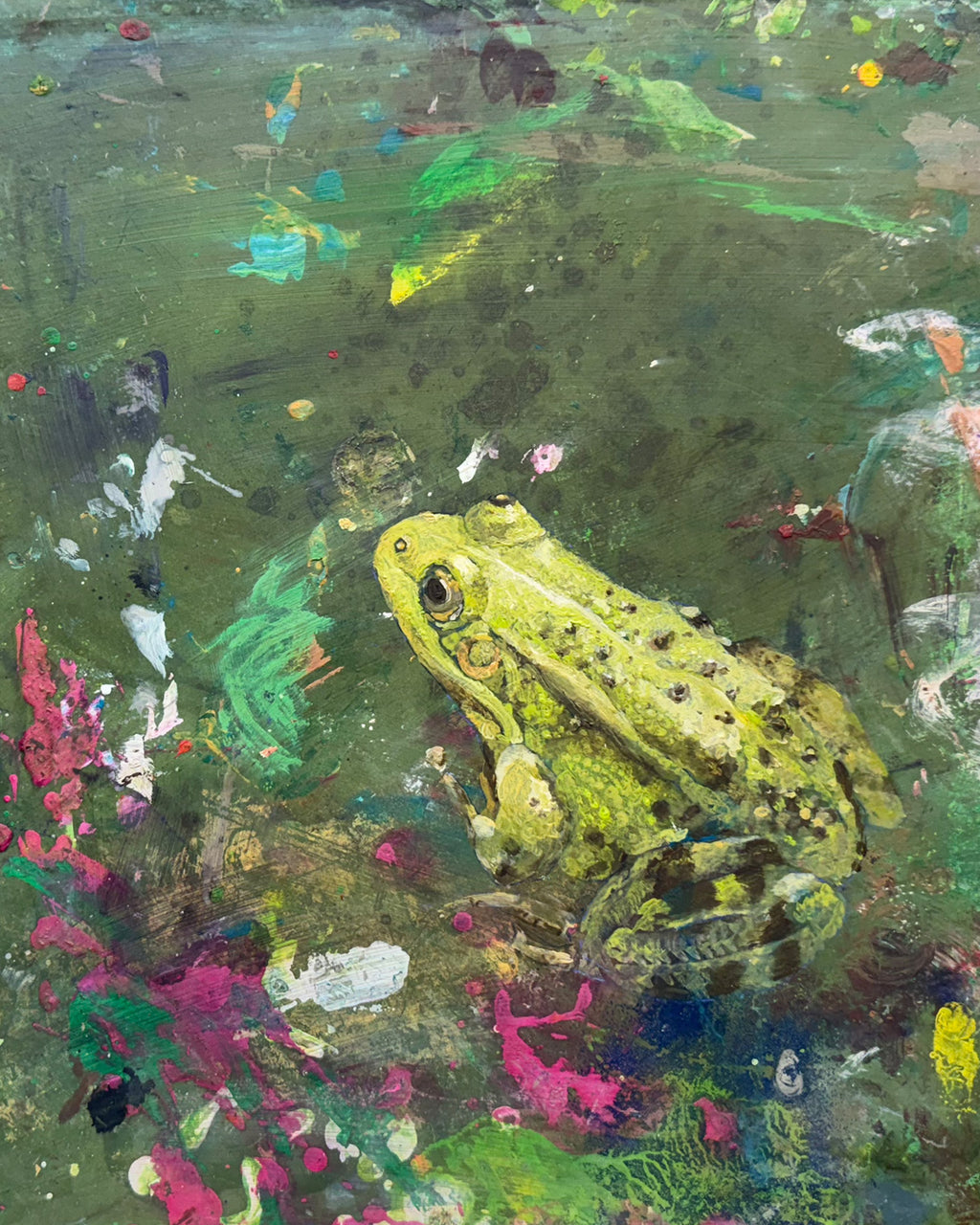 Frog – Original Painting by Peter Tigler
