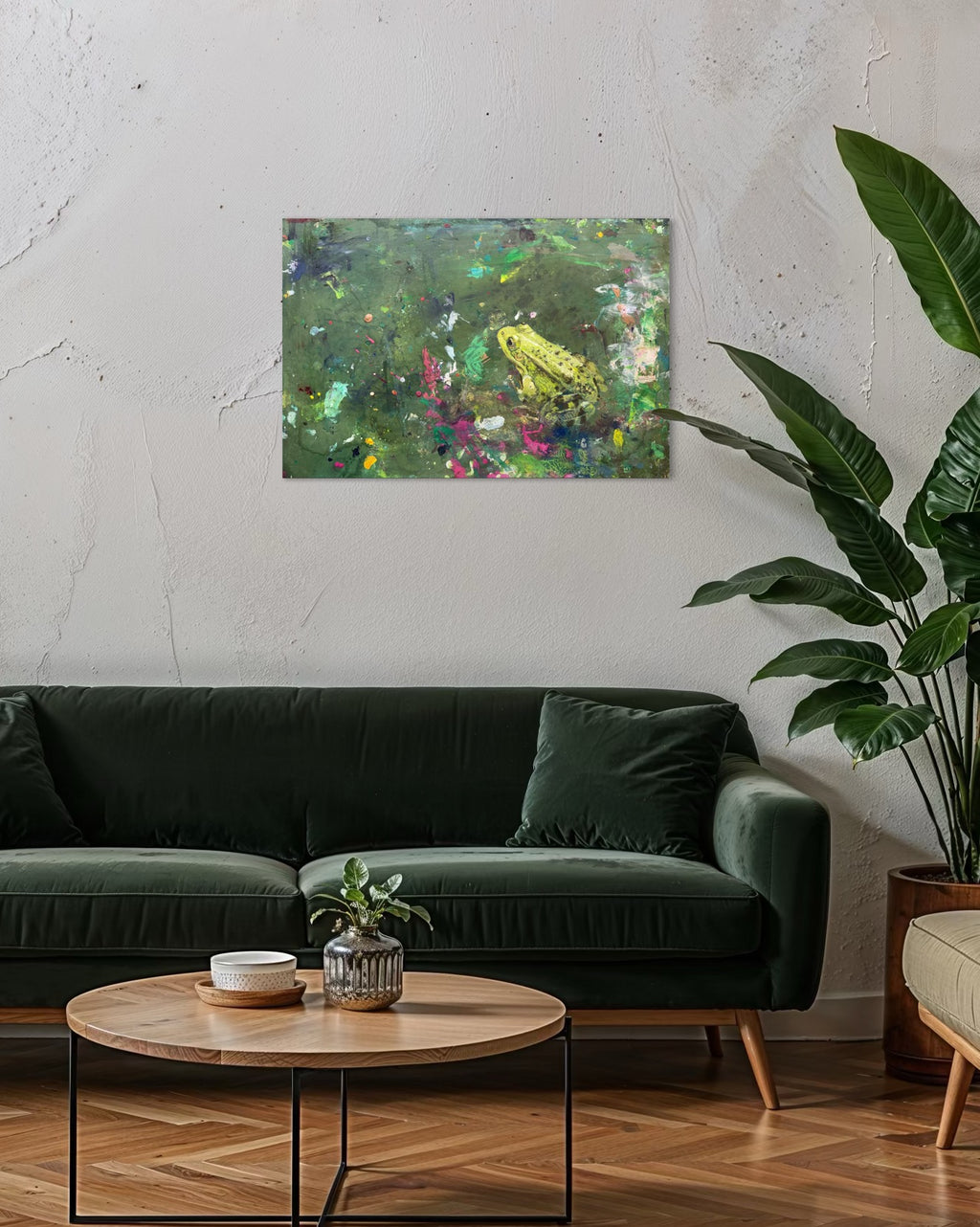 Frog – Original Painting by Peter Tigler