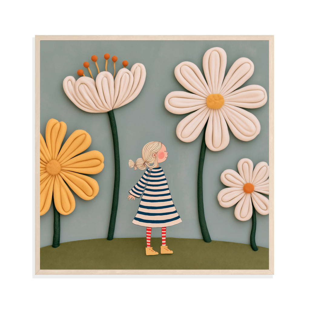 Girl in a Garden VI