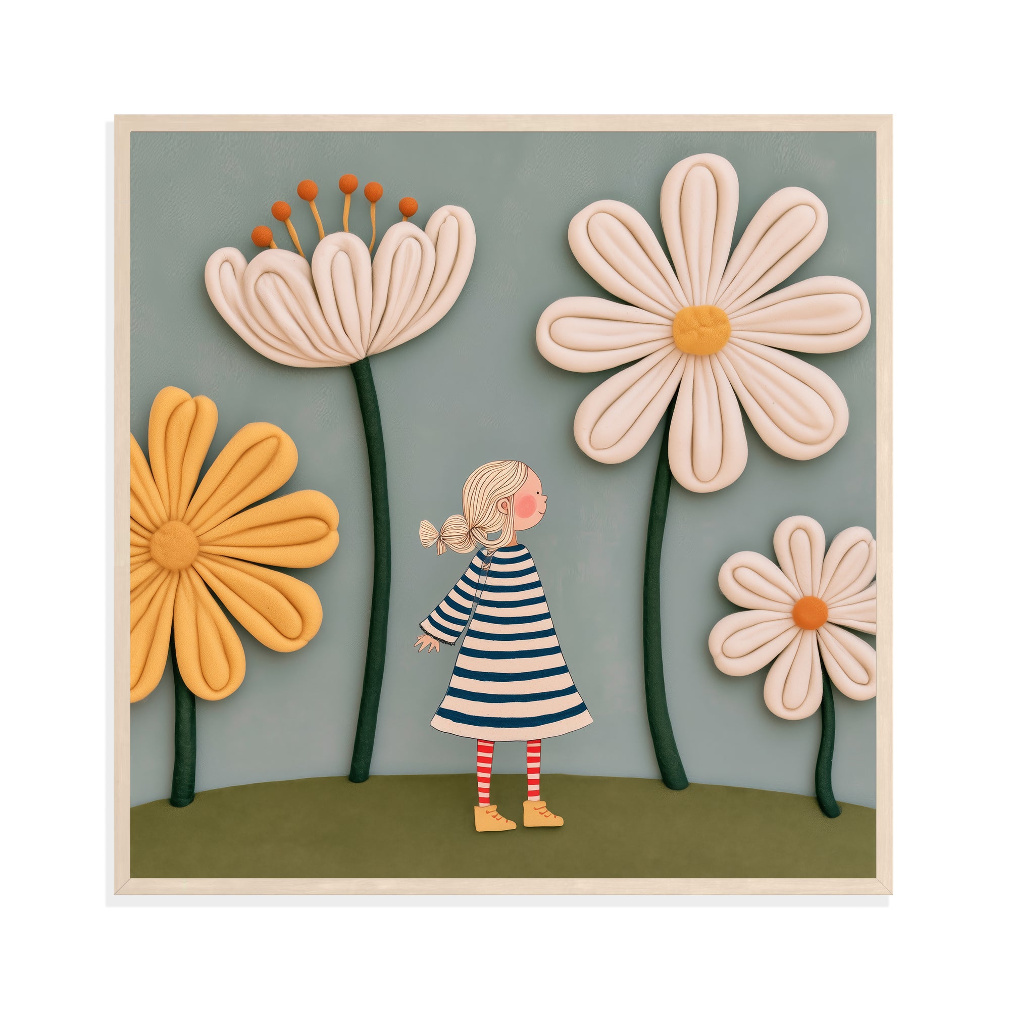 Girl in a Garden VI