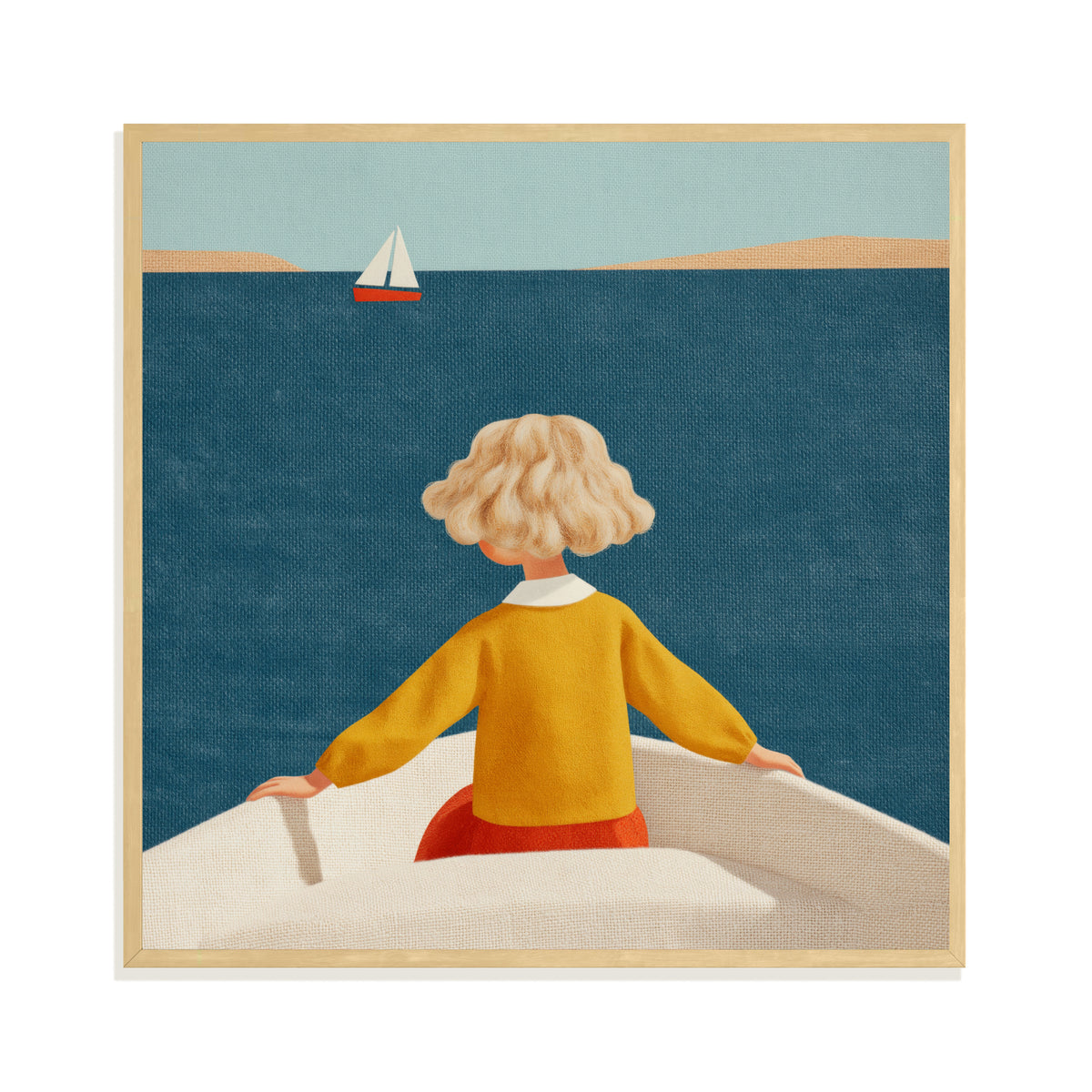 Girl On A Boat