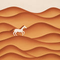 Horse in the Desert