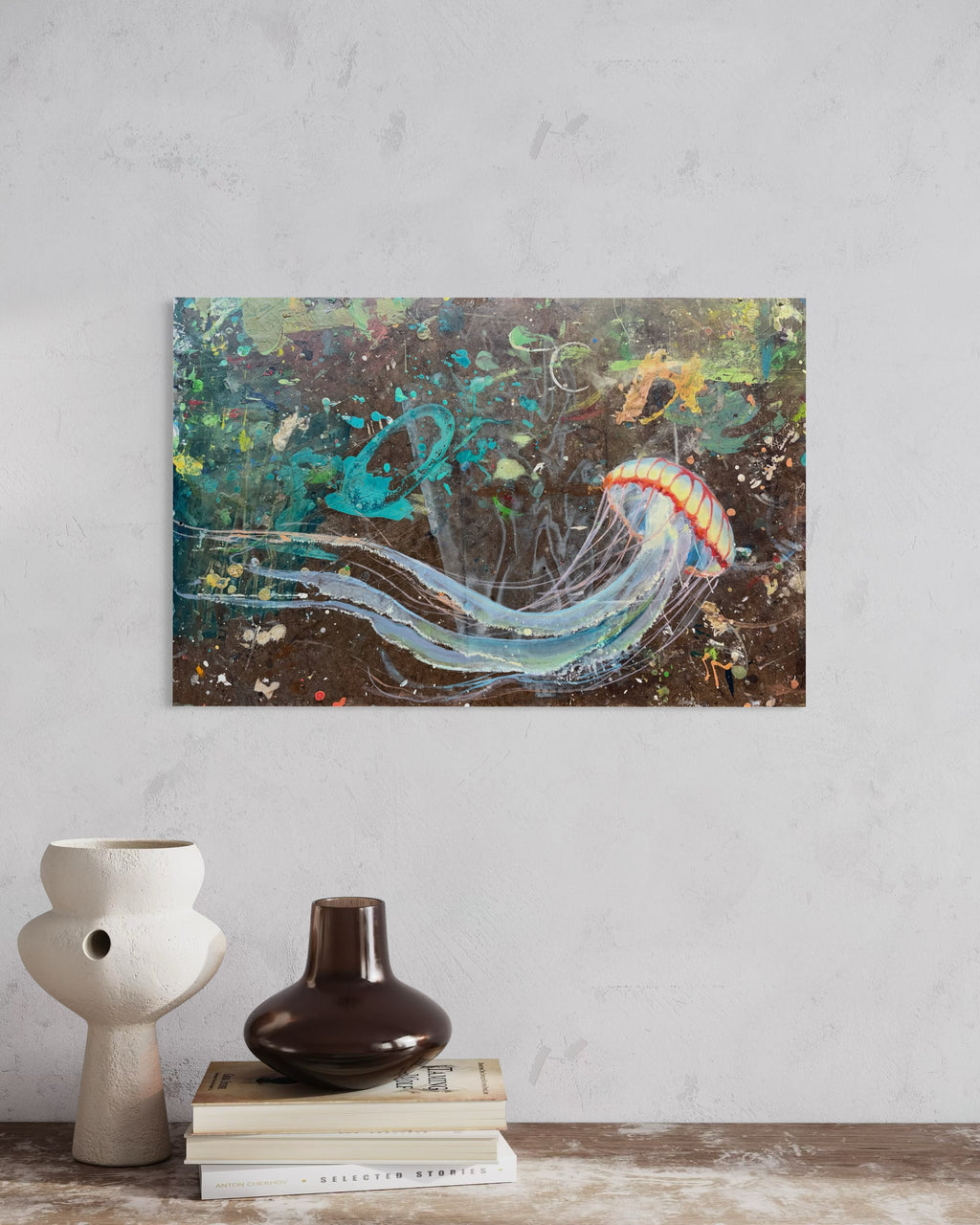 Jellyfish - Original Painting by Peter Tigler