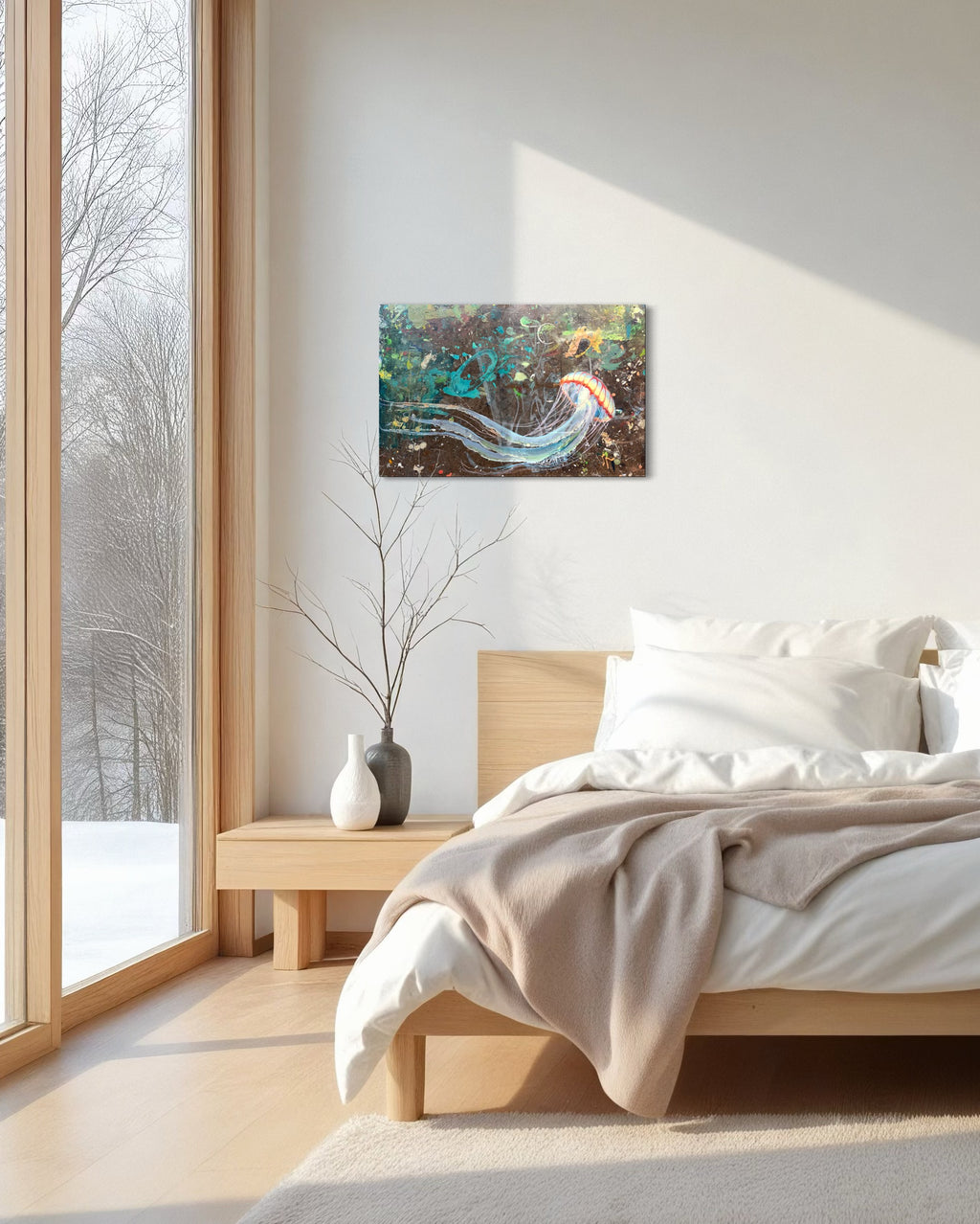 Jellyfish - Original Painting by Peter Tigler