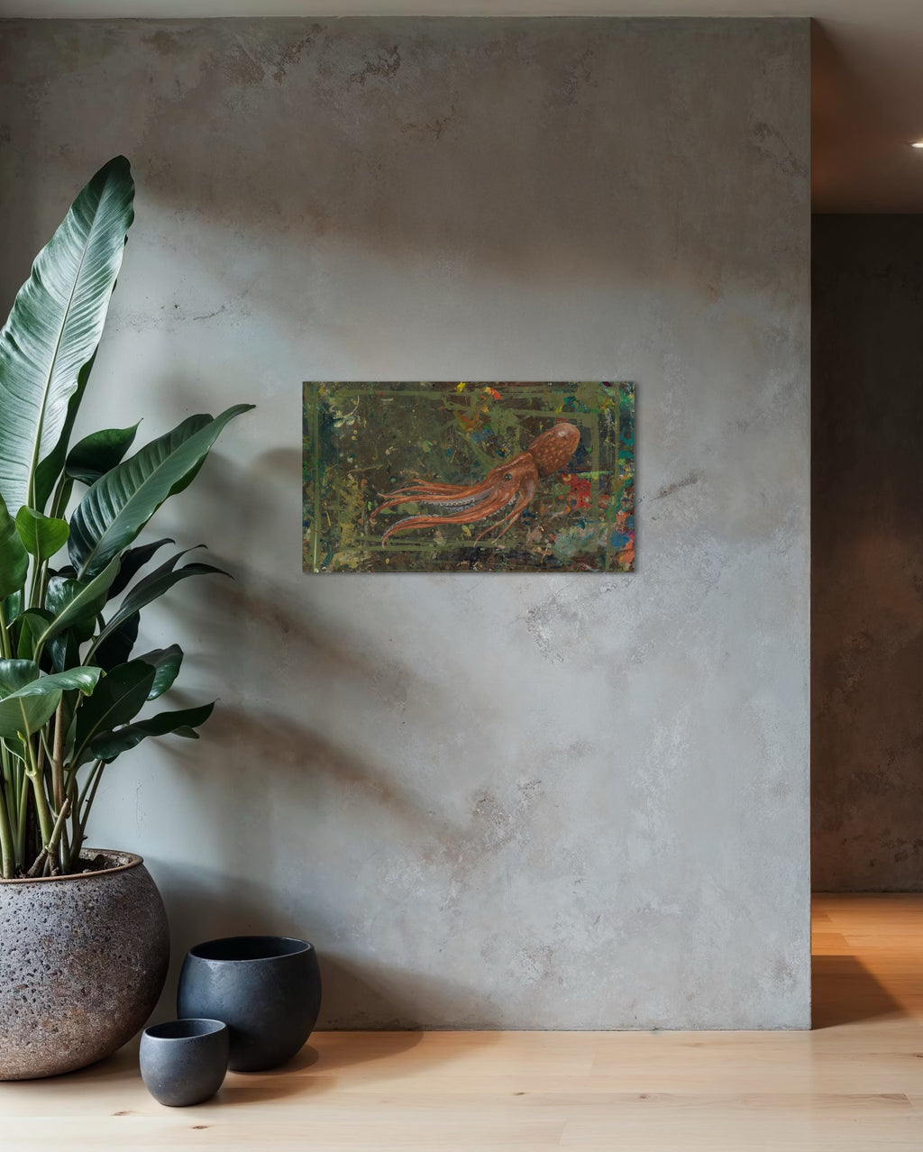 Octopus - Original Painting by Peter Tigler