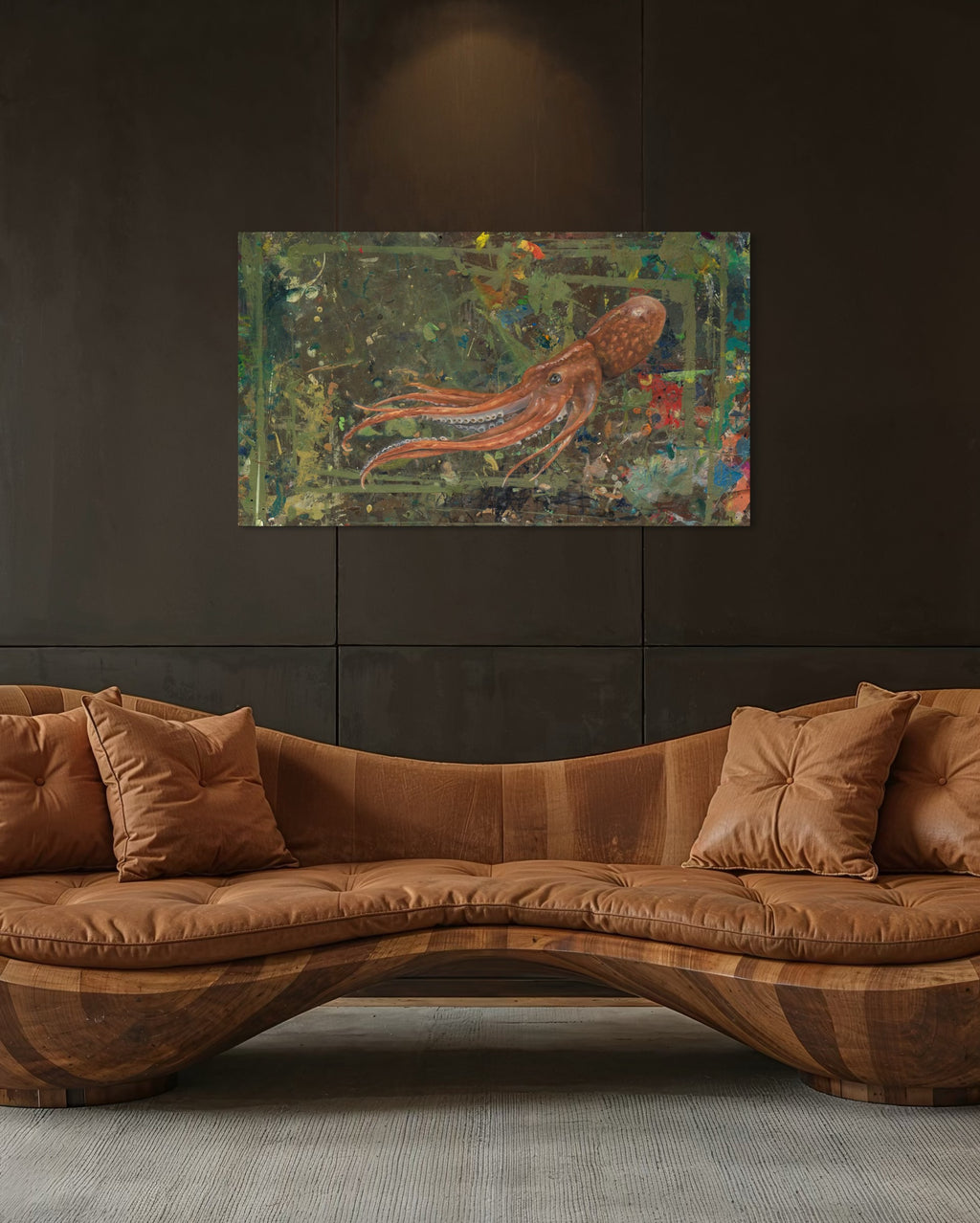 Octopus - Original Painting by Peter Tigler