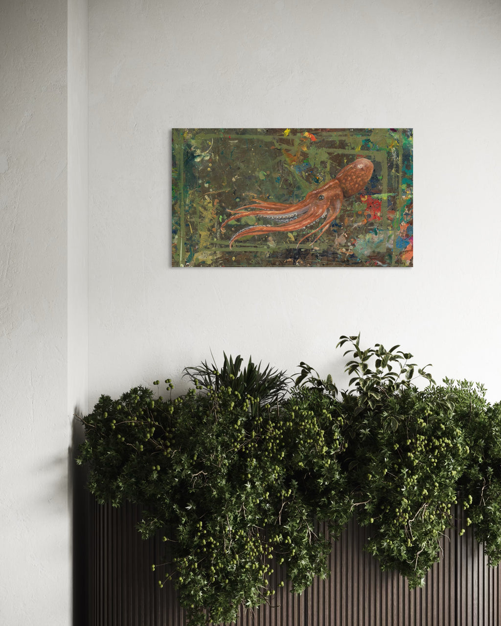 Octopus - Original Painting by Peter Tigler