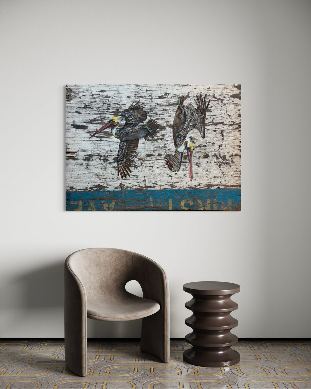 Pelicans - Original Painting by Peter Tigler