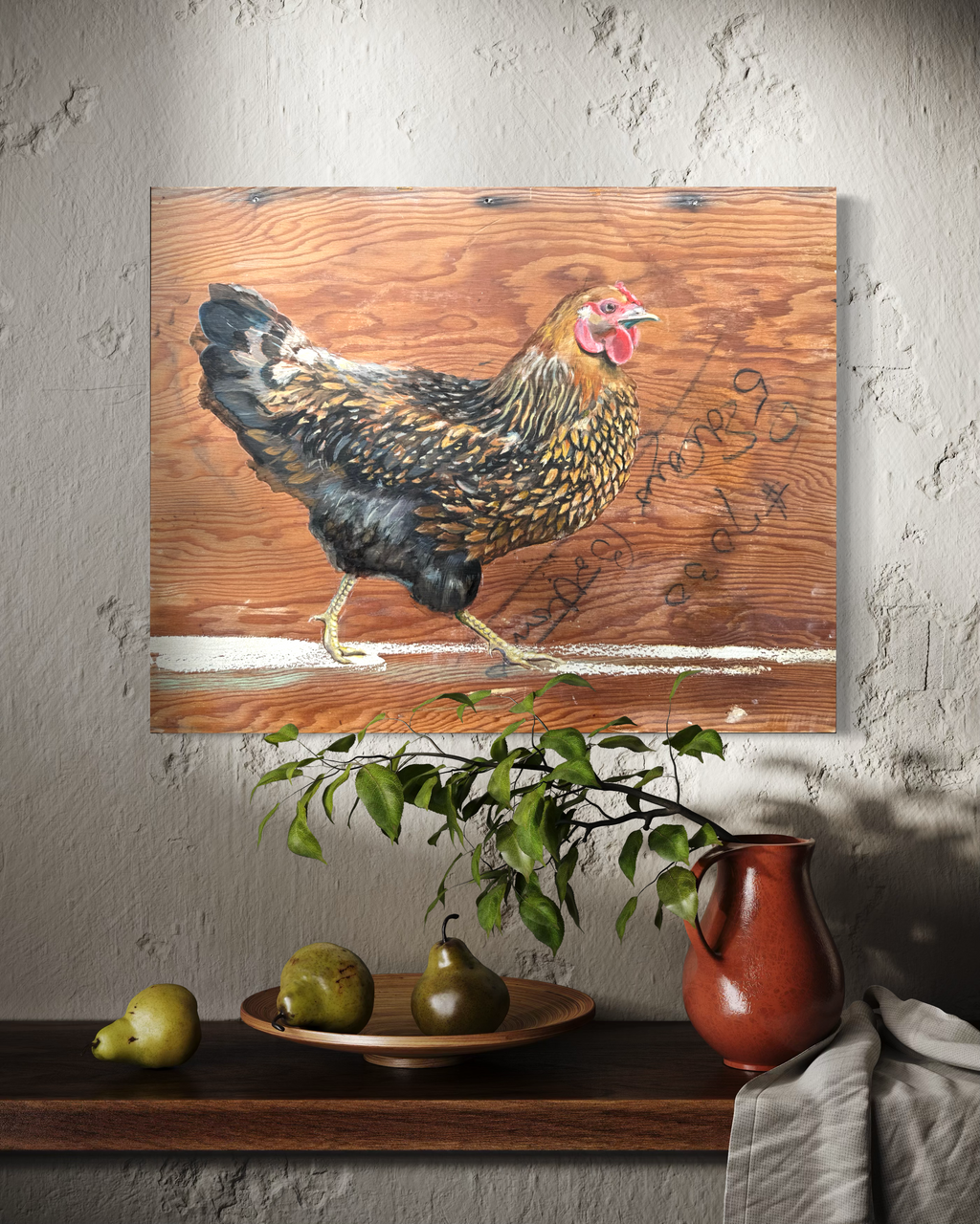 Ameraucana Chicken by Peter Tigler — Original Painting