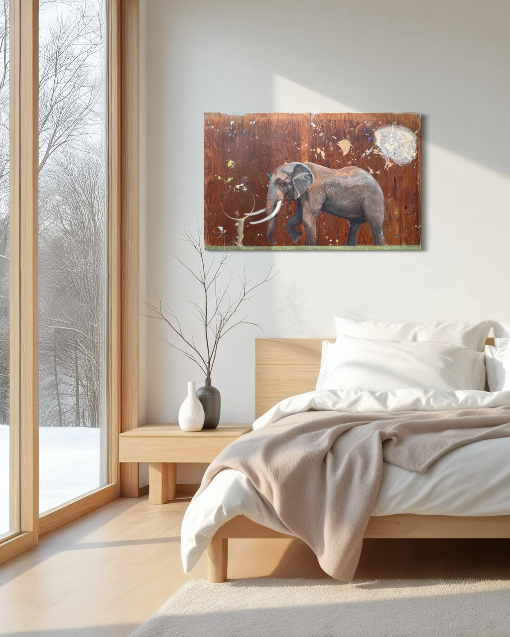 Elephant — Original Oil Painting by Peter Tigler