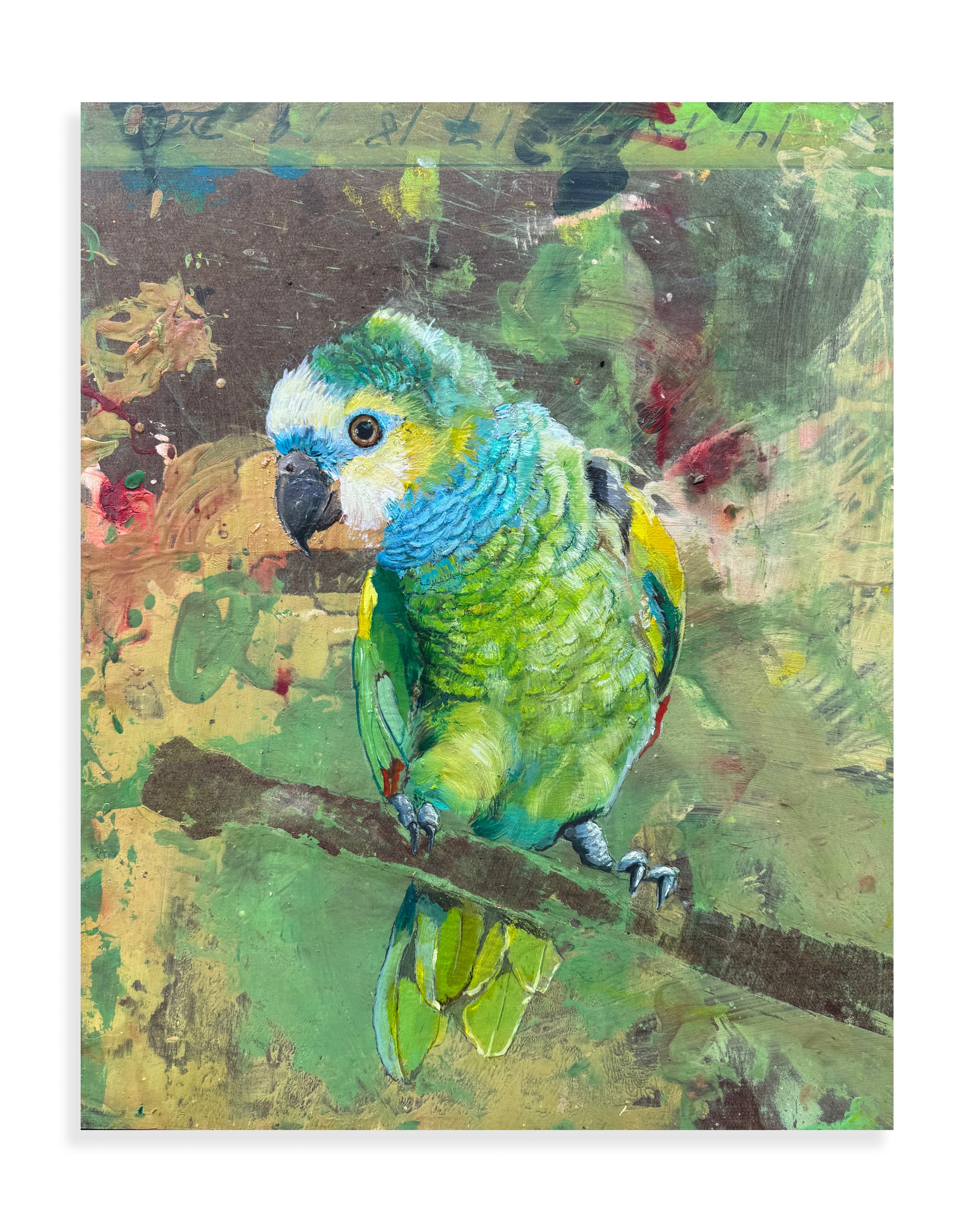 Parrot  — Original Painting by Peter Tigler