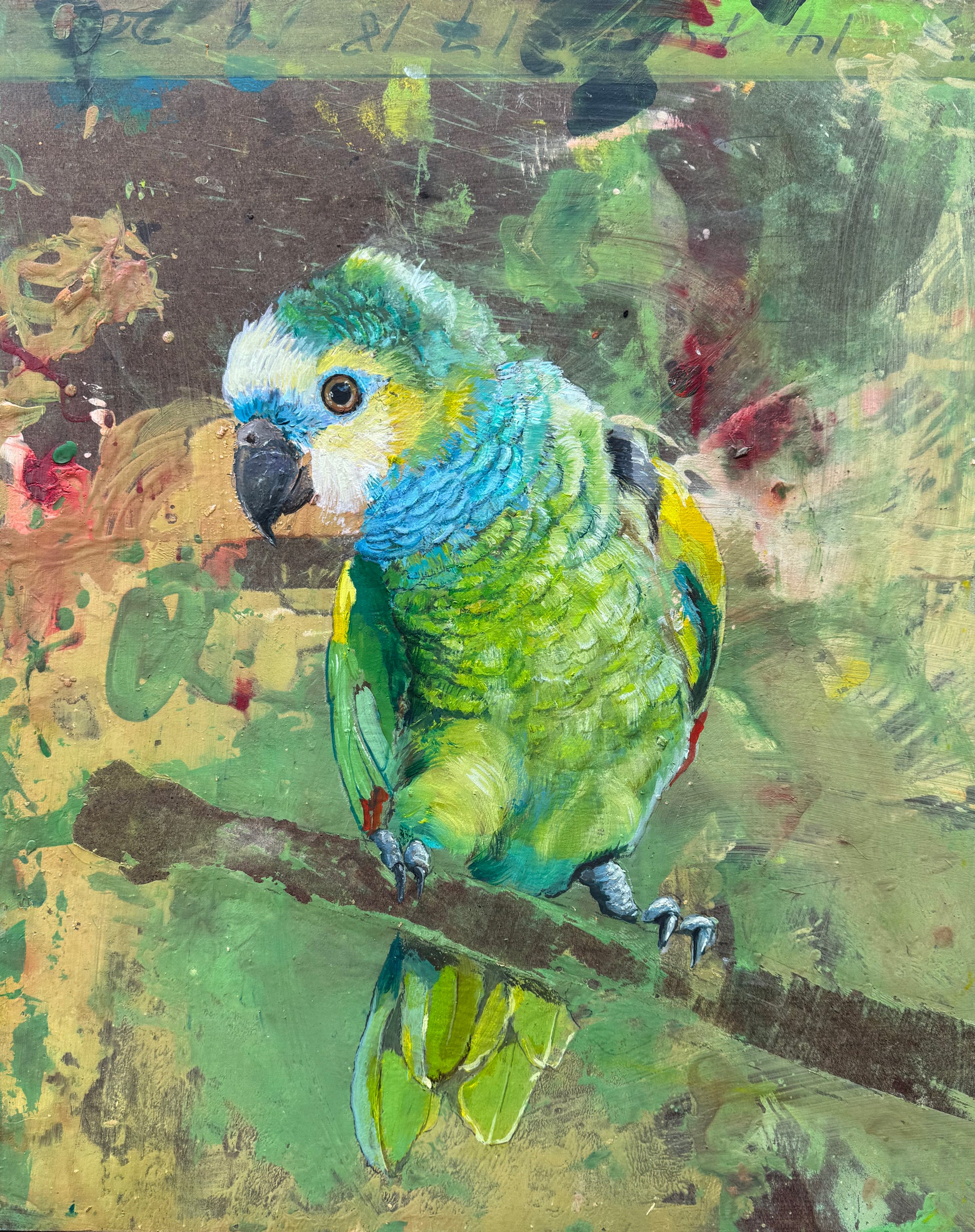 Parrot  — Original Painting by Peter Tigler