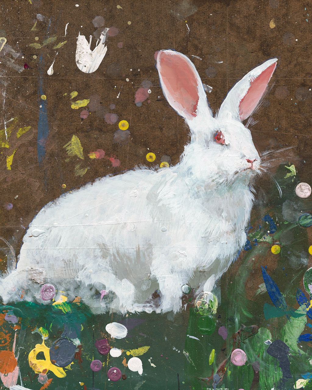 White Rabbit - Original Painting by Peter Tigler