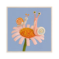 Snails on a Flower I
